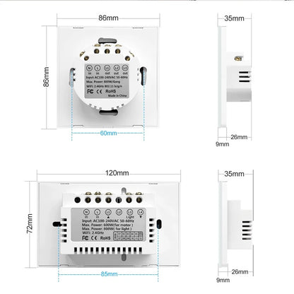 WIFI SMART CURTAIN & LIGHT SWITCH