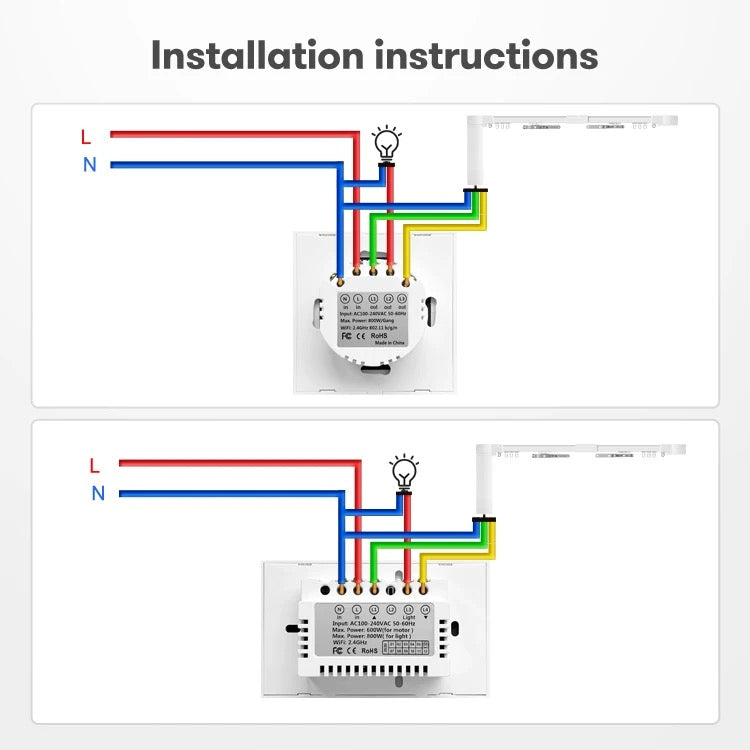 WIFI CURTAIN SWITCH