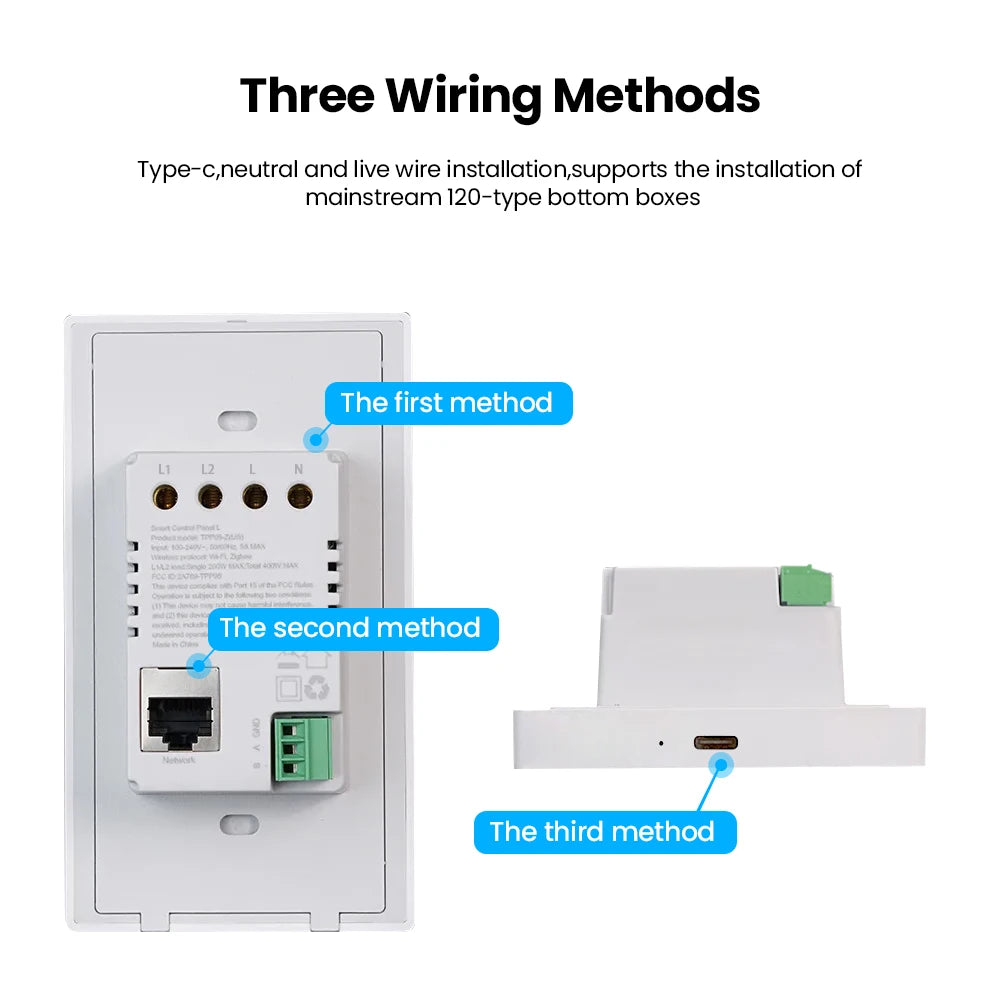 7 Inch Central Control Panel Multi-Function Ble Music Wall Touch Screen Zigbee Hub Gateway