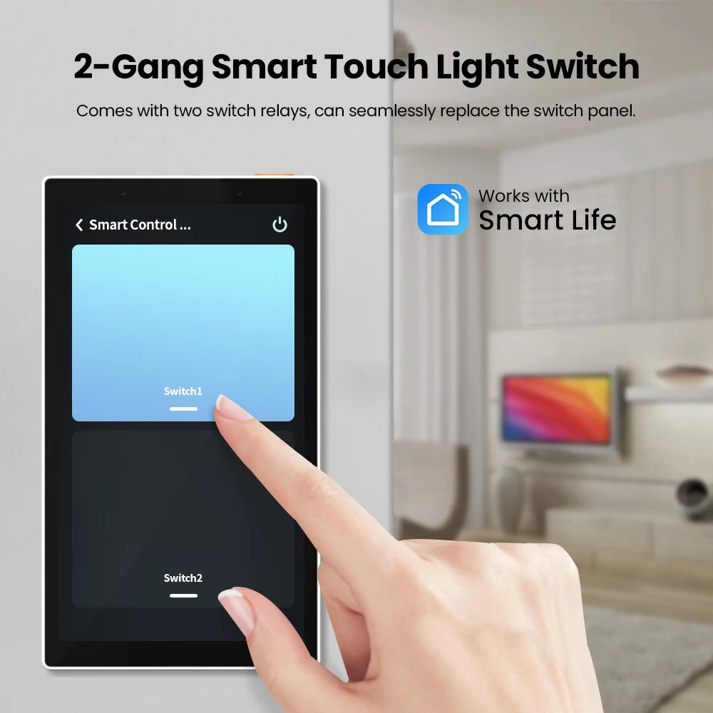7 Inch Central Control Panel Multi-Function Ble Music Wall Touch Screen Zigbee Hub Gateway