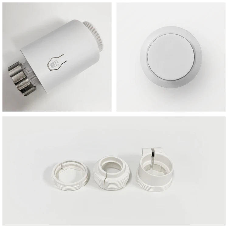 Zigbee Smart TRV Programmable Smart Thermostat Radiator Valve Temperature Controller Work with Alexa Google Home Alice