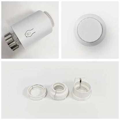 Zigbee Smart TRV Programmable Smart Thermostat Radiator Valve Temperature Controller Work with Alexa Google Home Alice