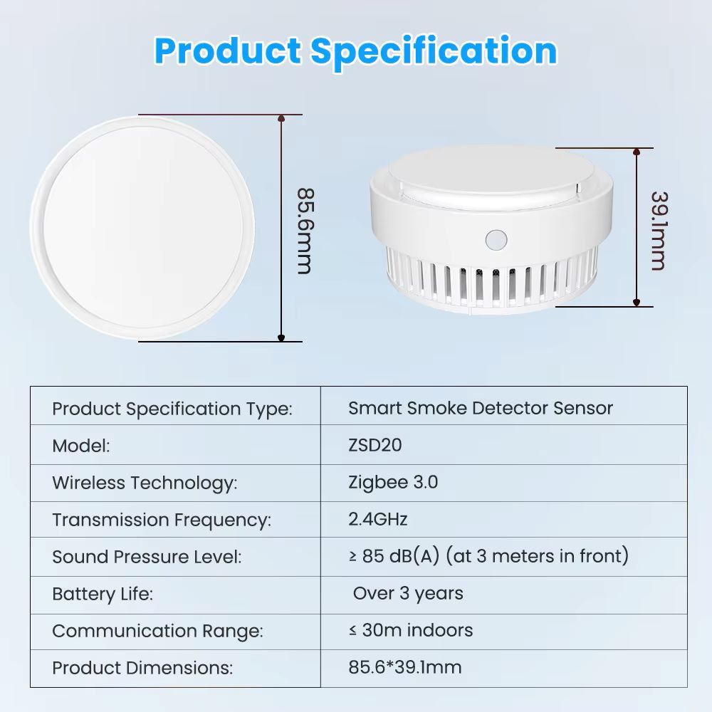 WIFI / ZIGBEE SMOKE SENSOR